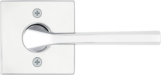 Kwikset Lisbon Non-Functioning Dummy Door Lever in Polished Chrome