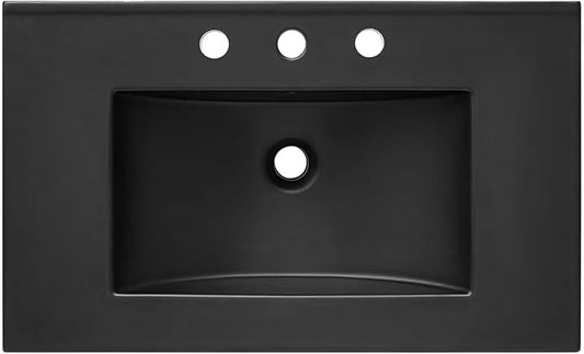 Modway EEI-5070-BLK Cayman 30" Bathroom Sink, Black