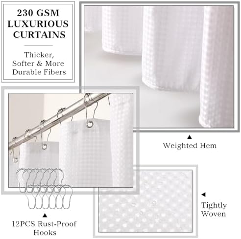 Bathroom Accessories Set Coordinated, 25PC White Bath Accessory Set