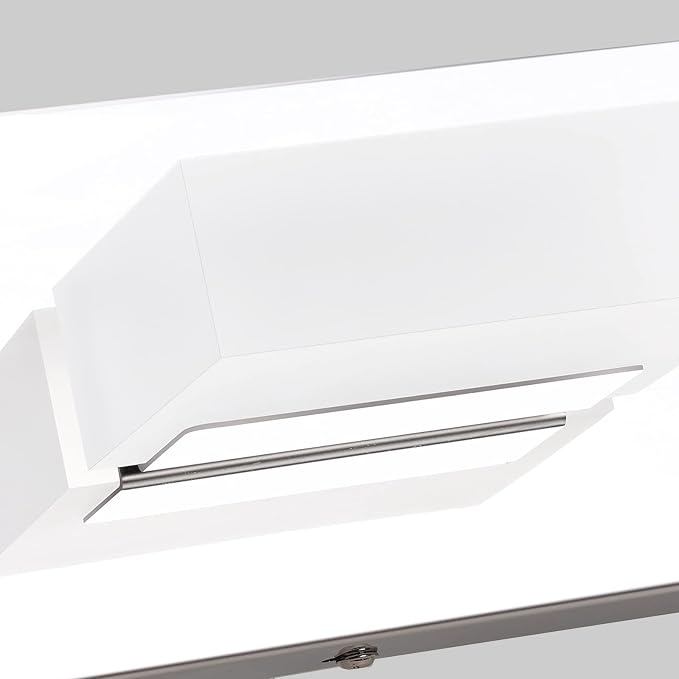 Aipsun LED Bathroom Vanity Lighting Fixtures Modern Chrome Vanity Lights Over Mirror Stainless Steel 6 Light Bathroom Vanity Light 6000K