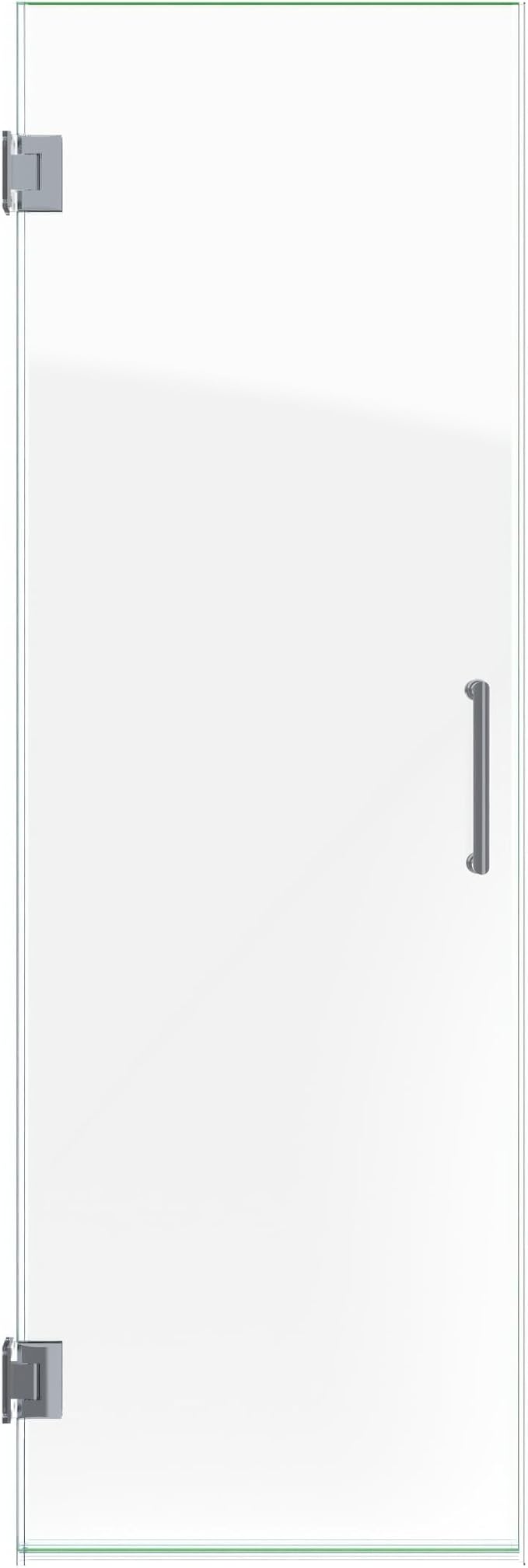 DreamLine Unidoor 24 inch W x 72 inch H Frameless Hinged Shower Door in Chrome