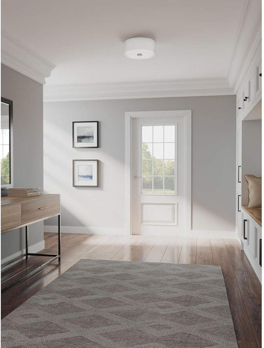 Progress Lighting P3696-0930K9 Close-to-Ceiling, Nickel, 6.00x13.00x13.00