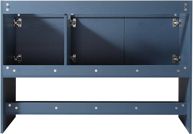 Phoenix 48 Inch Bathroom Vanity with Sink – Modern Design, Soft-Close Doors, Storage Drawers, Durable Build – Navy Blue Vanity for Small Bathrooms (Full Assembly Required)