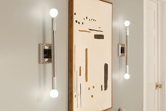 Kichler Odensa 17 Inch 2 Light Wall Sconce in Polished Nickel