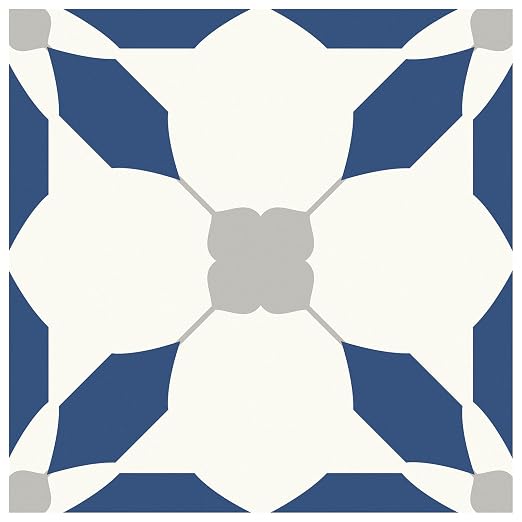MORCART 20PCS 7.87" x 7.87" Peel and Stick Floor Tile, Blue | Self-Adhesive DIY Vinyl Flooring, Removable and Waterproof Tile Sticker for Bathroom, Kitchen, Wall, Bedroom, Stairs