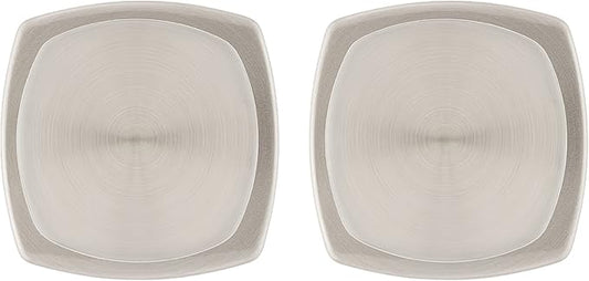 Kwikset Arroyo Knob Interior Passage Door Knob, Handle For Closet and Hallway Doors, Non-Locking Doorknob in Satin Nickel, with Microban Protection