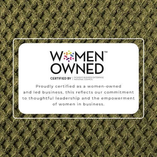 Great Bay Home Bath Towels - 100% Cotton 6 Piece Bath Sheet Set - Diamond Waffle Weave - Absorbent, Durable, Quick-Dry Towels for Bathroom (Olive)