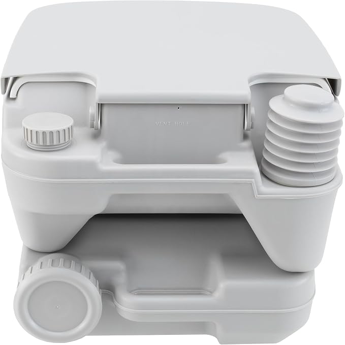 Hengs Portable 2.5 Gallon Gray Toilet