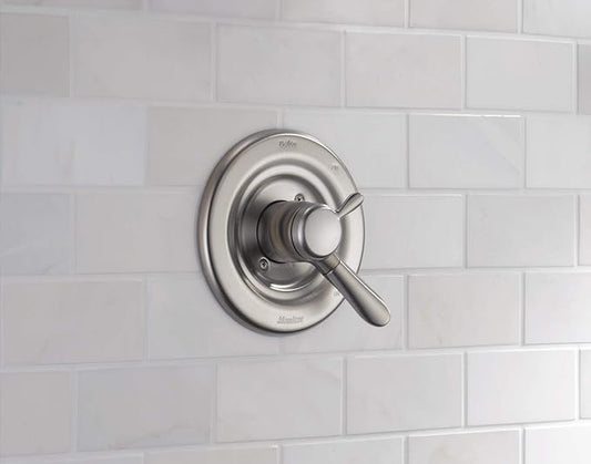 Delta Lahara 17 Series Dual-Function Valve Trim Kit, Brushed Nickel 2 Handle Set for Shower Faucet System, Stainless T17038-SS (Valve Not Included)
