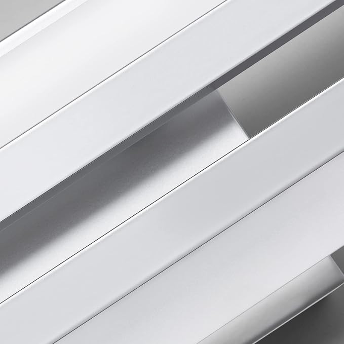 PRESDE 24" Inch LED Vanity Light Silver Bathroom Light Fixtures Over Mirror Modern Bath Wall Lighting Bar Dimmable