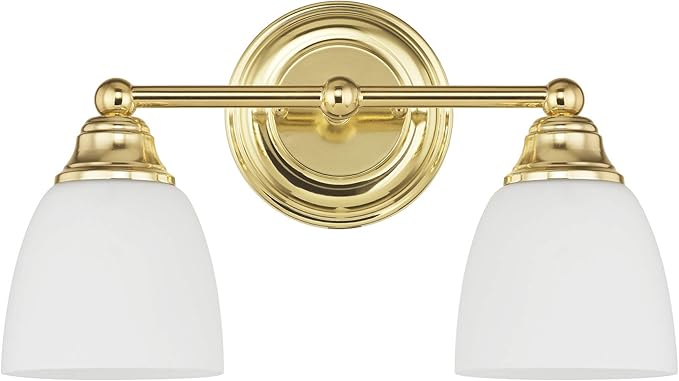 Livex Lighting 13662-05 Somerville 2-Light Bath Light, Chrome