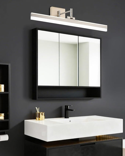 Modern LED Vanity Light,23.6‘’ Adjustable & Rotatable Bathroom Light Fixture Above Mirror, Wall Sconce, ETL,Nickel