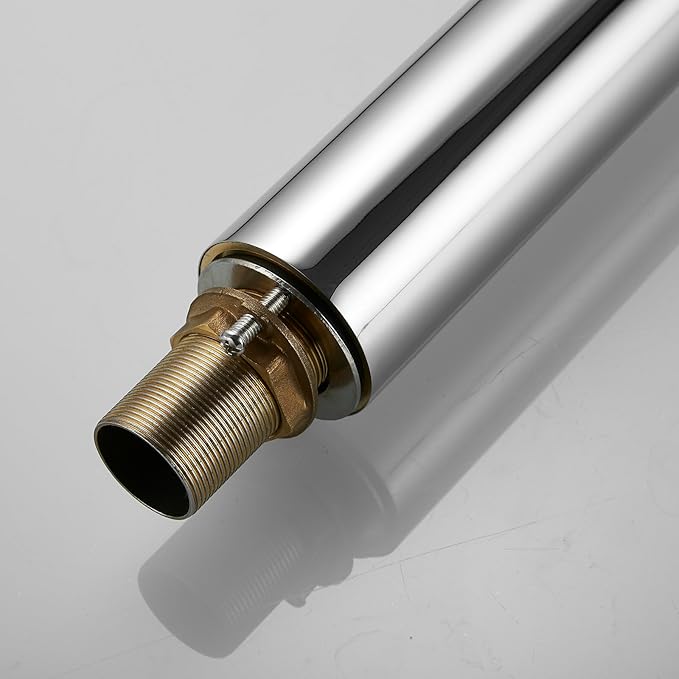 Vessel Sink Faucet Tall Bathroom Faucet Chrome - Solid Brass Bathroom Vanity Sink Faucet One Hole with Water Supply Hoses