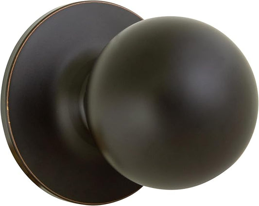 Design House 791582 Ball Passage Hall and Closet Door Knob Oil Rubbed Bronze