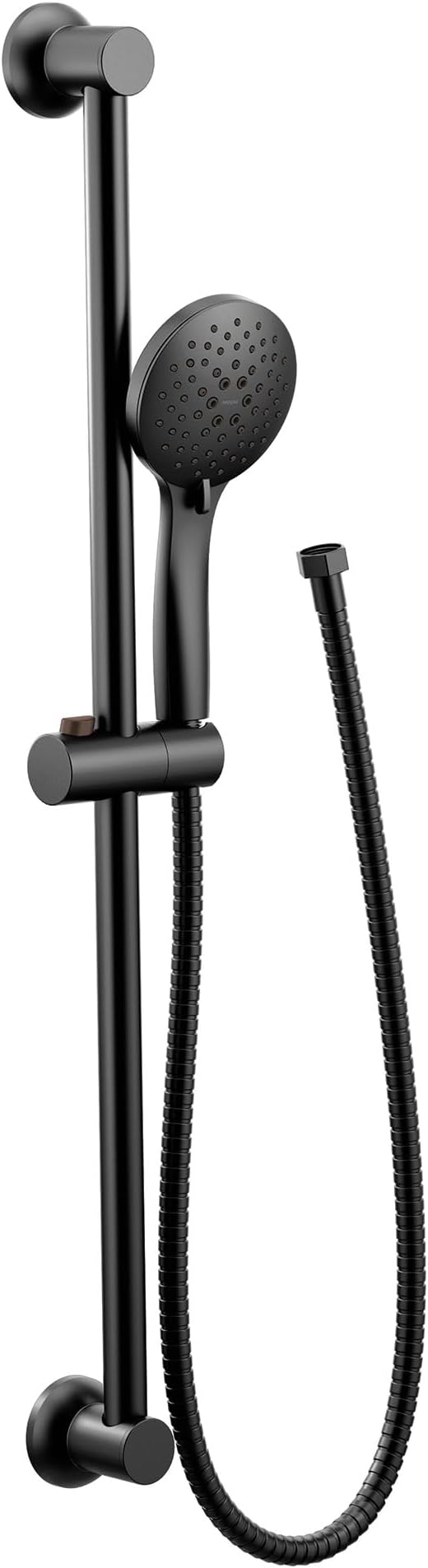 Moen Eco Performance 5 Funtion Handheld Showerhead, 30 Inch Slide Bar and 69 Inch Hose, 3558EPBL