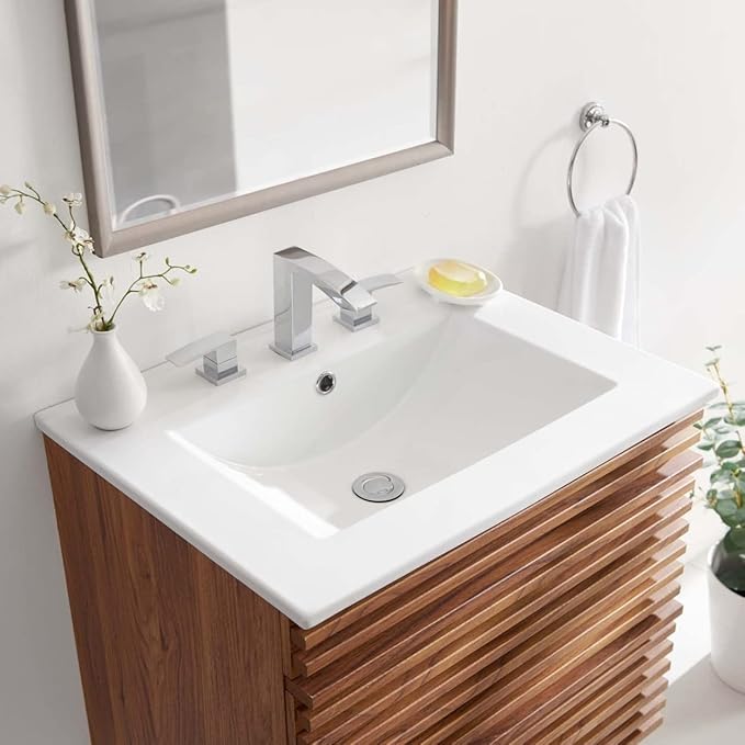 Modway EEI-3766-WHI Cayman 24" Bathroom Sink, White