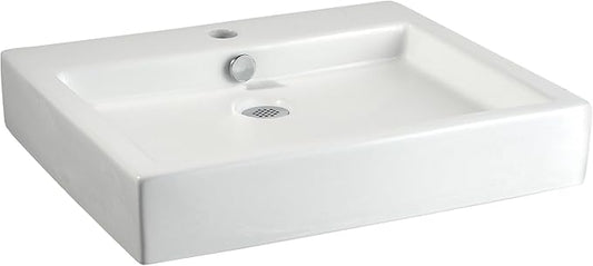 American Standard 0621.001.020 Studio Above Counter Rectangular Vessel Sink, White