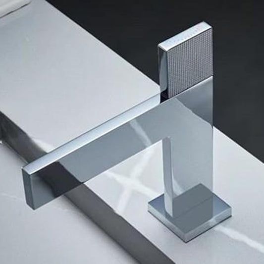 Bathroom Water Faucet Single Hole Waterfall Faucet for Bathroom Sink Single Handle Chrome