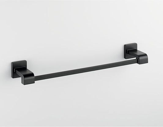 Delta 77518-BL Ara 18-in Wall Mount Towel Bar Bath Hardware Accessory in Matte Black