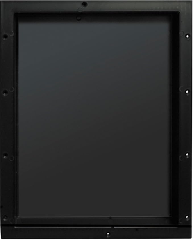 Tile Redi USA RN1620S-BI Redi Niche Single Recessed Shower Shelf, One Inner Shelf, 20" H x 16" W, Black