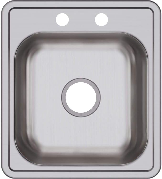 Elkay Dayton D117192 Single Bowl Top Mount Stainless Steel Bar Sink