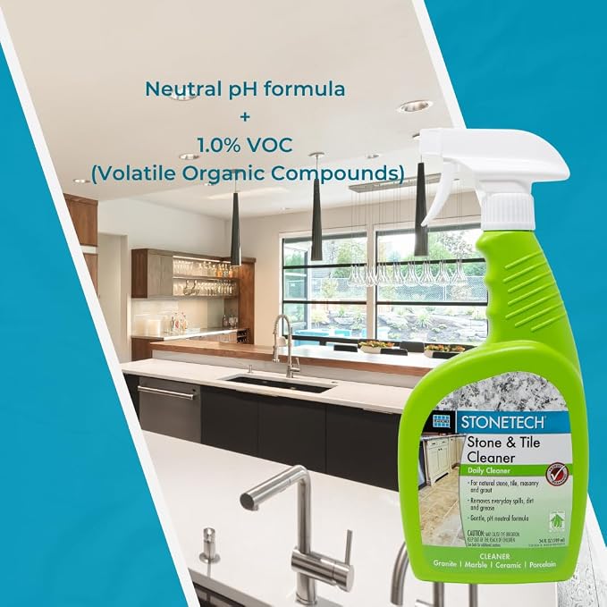STONETECH Stone & Tile Cleaner, 24OZ (709ML) Spray Bottle