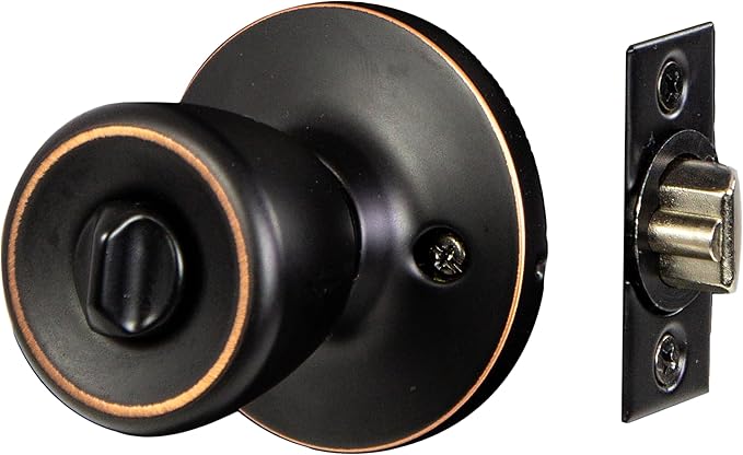 Design House 728709 Terrace 6-Way Universal Keyed Entry Door Knob Oil Rubbed Bronze