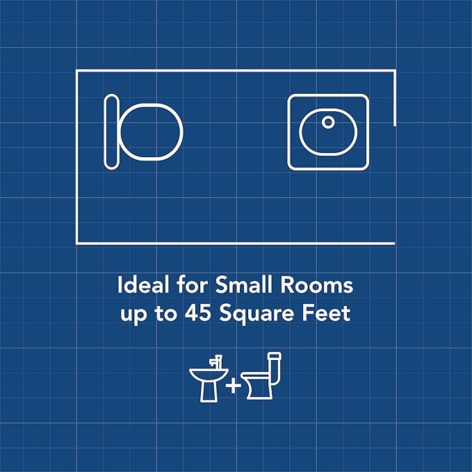 Broan-NuTone Bathroom Exhaust Fan, 50 CFM Modern Grille, Energy Star Fan, 2.0 Sones