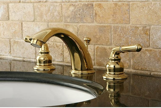 Kingston Brass KB966 Magellan Widespread Bathroom Faucet with Retail Pop-Up, Antique Copper