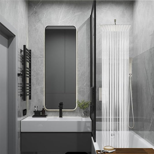 Midanya Shower Faucet Set with Handheld Sprayer,10 Inch,Brushed Nickel | Rough-in Shower Valve and Trim Kit Included,Square Rain Head,Wall Mount Shower System,All Metal,Bathroom