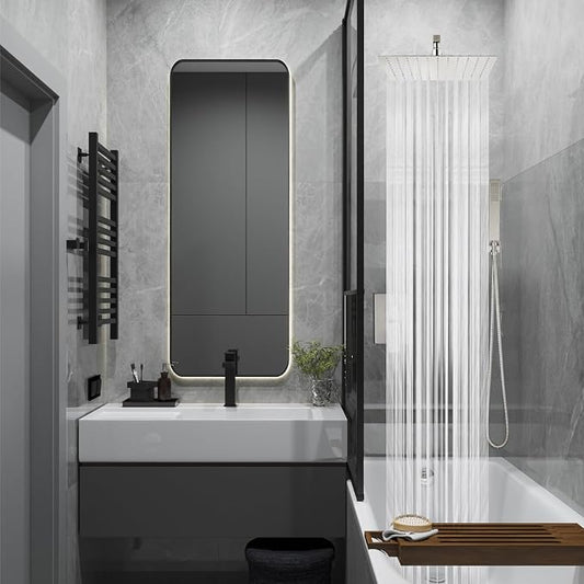 Midanya Shower Faucet Set with Handheld Sprayer,12 Inch,Brushed Nickel | Rough-in Shower Valve and Trim Kit Included,Square Rain Head,Wall Mount Shower System,All Metal,Bathroom