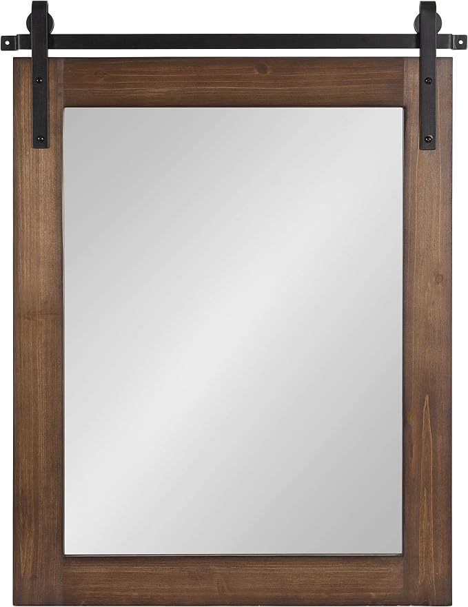 Kate and Laurel Cates Farmhouse Wall Mirror