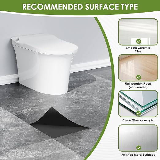 RORA 24x24 Inch Peel and Stick Floor Tile 10-Pack Waterproof Vinyl | Covers 40 Sq.Ft, Self-Adhesive, Easy DIY install, Grey Marble Vinyl Floor Tiles for Bathroom, Kitchen, Laundry & Office