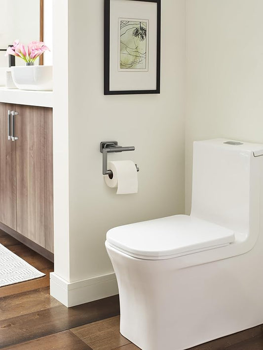 Amerock Bronx Gunmetal Single Post Tissue Holder, BH26617GM