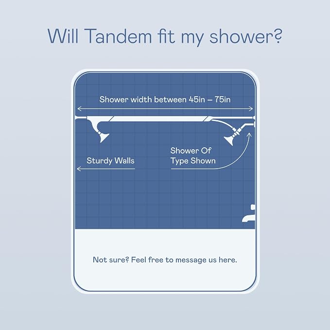 BOONA Tandem Shower as seen on Shark Tank | Dual Shower Head for Couples (King Krome, One Showerhead)