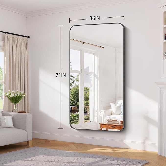 Koonmi Bathroom Wall Mirror,36x71 Inch Large Vanity Mirror for Over Sink