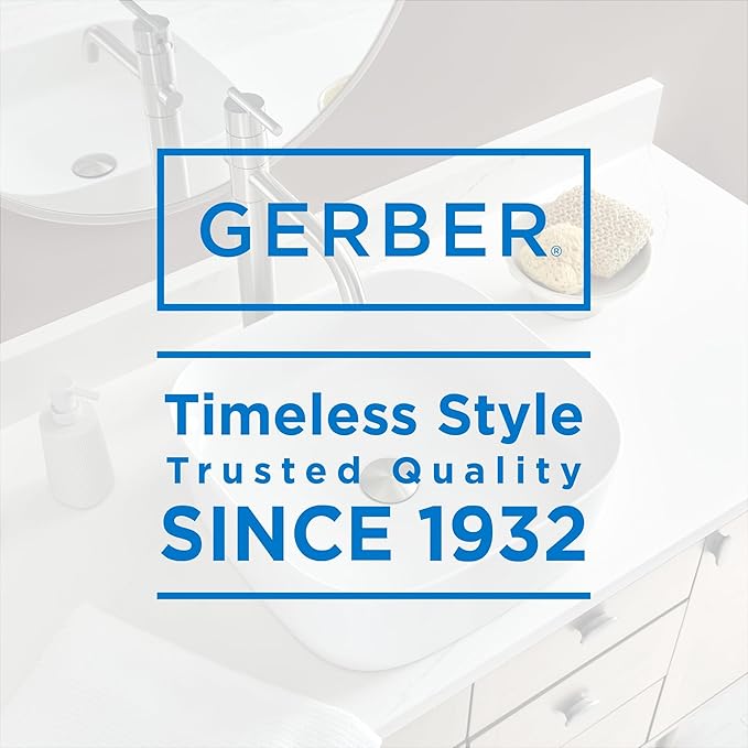 Gerber Cymira 16 in. Soft Square Vessel Bathroom Sink, Above-Counter Glazed White Fireclay Ceramic Vanity Sink, Modern Transitional Basin Sink Bowl, G0013778