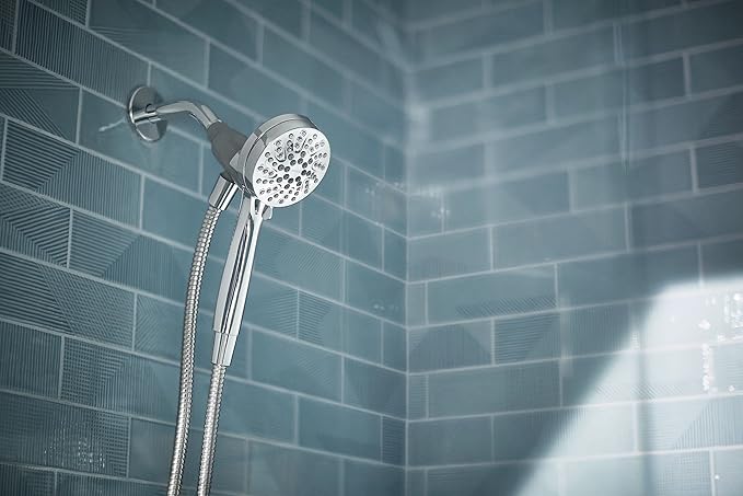 Moen Engage Magnetix Shower Head with Handheld Sprayer,6 Handheld Shower Head Spray Functions,Chrome Finish,26100EP,(Pack of 2)