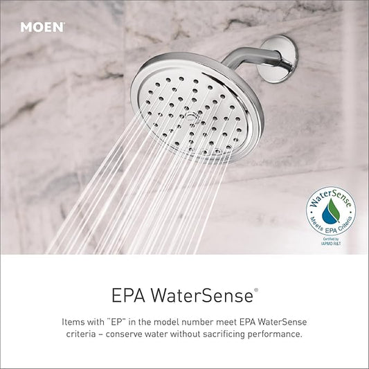Moen Chrome 3.5-Inch Single Function Eco-Performance Shower Head, 6303EP