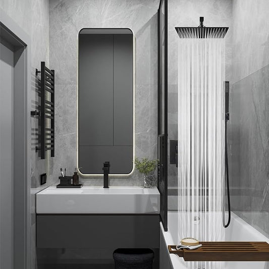 Midanya Shower Faucet Set with Handheld Sprayer,16 Inch,Oil Rubbed Bronze | Rough-in Shower Valve and Trim Kit Included,Square Rain Head,Wall Mount Shower System,All Metal,Bathroom