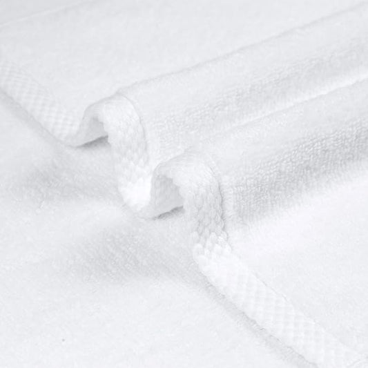 Amazon Basics 8-Pack Soft, Highly Absorbent, Quick-Dry Hand Towels, 100% Cotton, 28" x 16", White