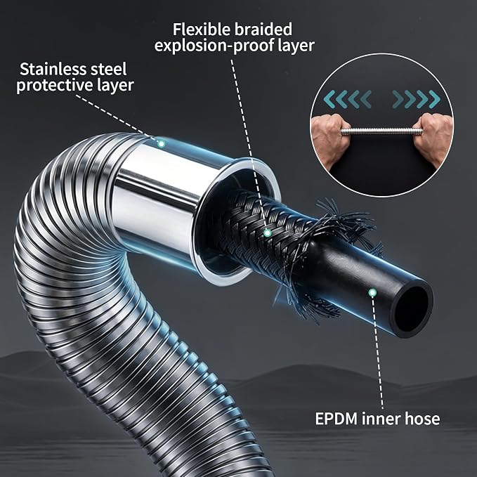 SR SUN RISE NSF Certified Filtered Shower Head with Handheld for Hard Water to Remove Chlorine High Pressure 9-Spray Setting (with Power Wash) Anti-Clog Nozzles (1 Filter, Chrome Silver)