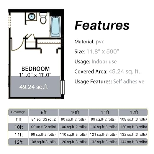 Wood Grain Peel and Stick Floor Tiles 11.8"x590" Misty Black | Wood-look non-slip vinyl for renters & DIY, easy cut, fewer seams, low upkeep, budget multi-surface floor guard