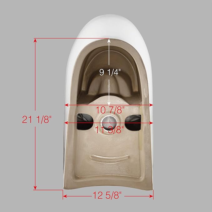 WOODBRIDGE One Piece 1.1GPF/1.6 GPF Dual Flush Elongated Toilet with Advance Smart Toilet in White