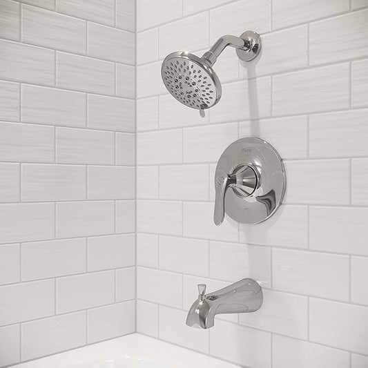 Pfister Weller Tub & Shower Trim Kit, Valve Not Included, 1-Handle, 3-Hole Install, Polished Chrome Finish, LG898WRC