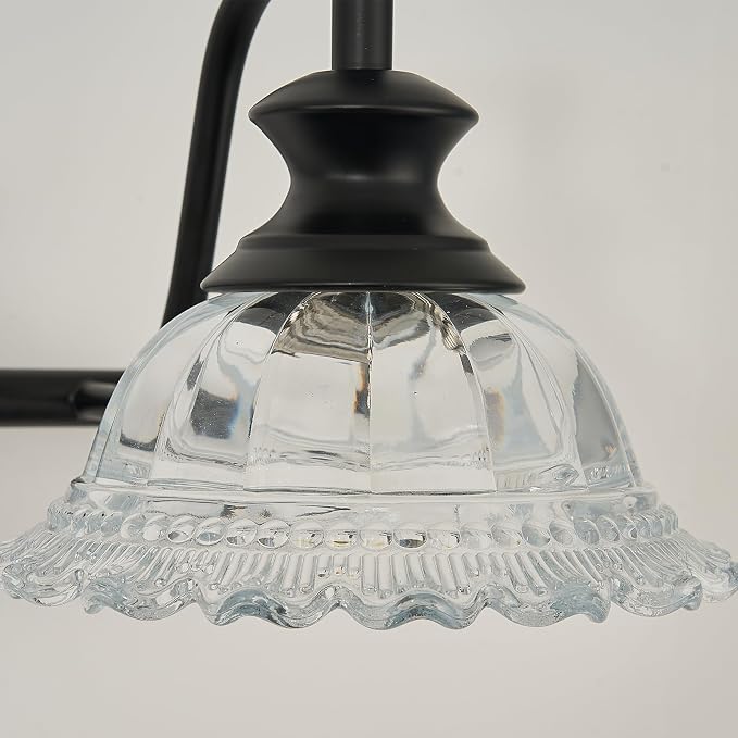 XIEDUN Black 7 Light Vanity Light Bathroom Light Fixtures