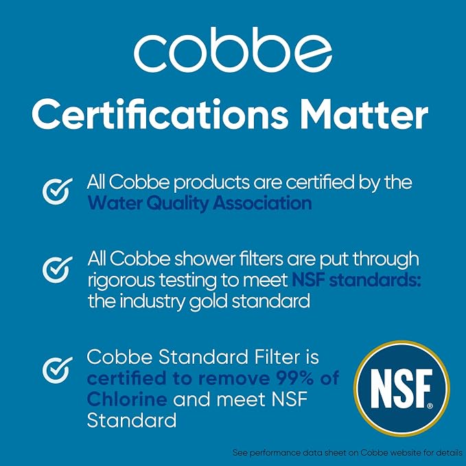 Cobbe Filtered Shower Head with Handheld, High Pressure 6 Spray Mode Showerhead with Filters, Water Softener Filters Beads for Hard Water - Remove Chlorine - Reduces Dry Itchy Skin, Egyptian Gold | High Pressure 6 Spray Mode Shower Head with Filters - ...