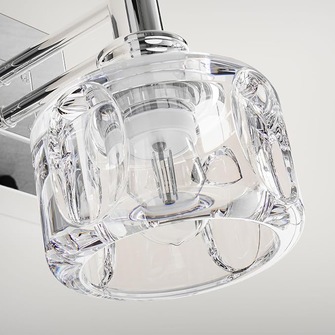 Chrome Vanity Light 2 Lights Vanity Lights for Bathroom Light Fixtures(13.3inches in Length)