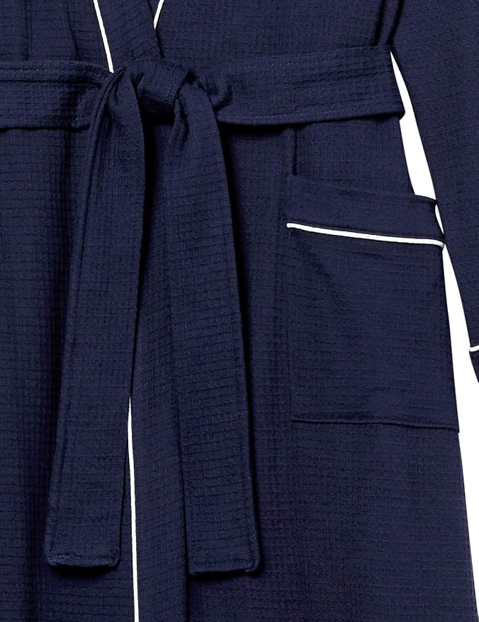 Amazon Essentials Women's Lightweight Waffle Full-Length Bath Robe (Available in Plus Size)