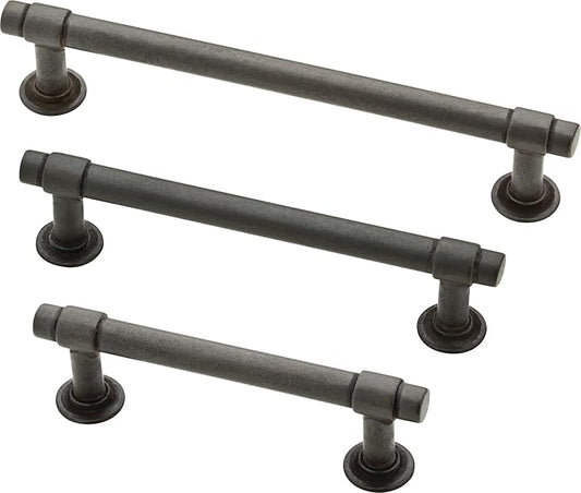 Franklin Brass Francisco (1-Pack) Cabinet Handles 3" Hole Center Pulls | Soft Iron Hardware for Kitchen Drawers, Dressers, Furniture P29520-SI-C